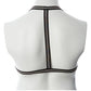 Gender Fluid Silver Lining Harness - XL-XXXL Black/Silver