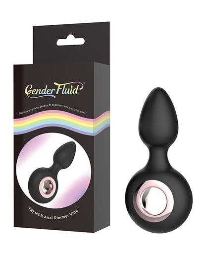 Plug anal vibrant unisexe Tremor Fluid - Noir