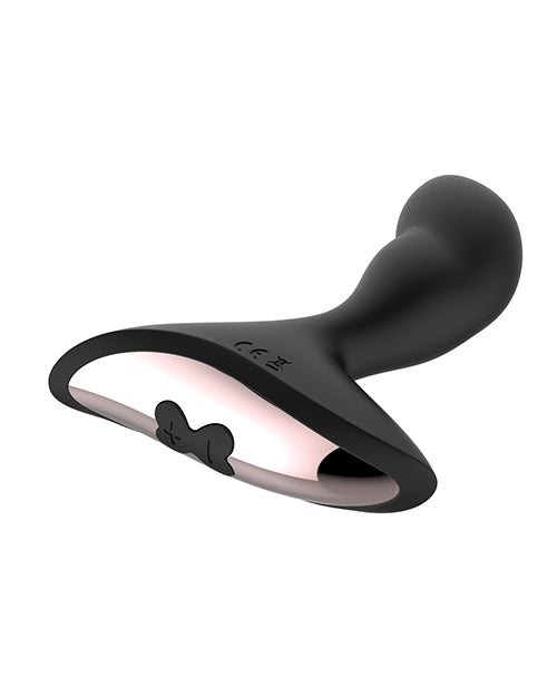 Vibreur anal Gender Fluid Rumble avec télécommande - Noir