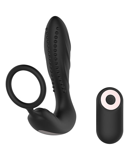 Vibromasseur Prostate Enrapt Fluide avec Télécommande - Noir