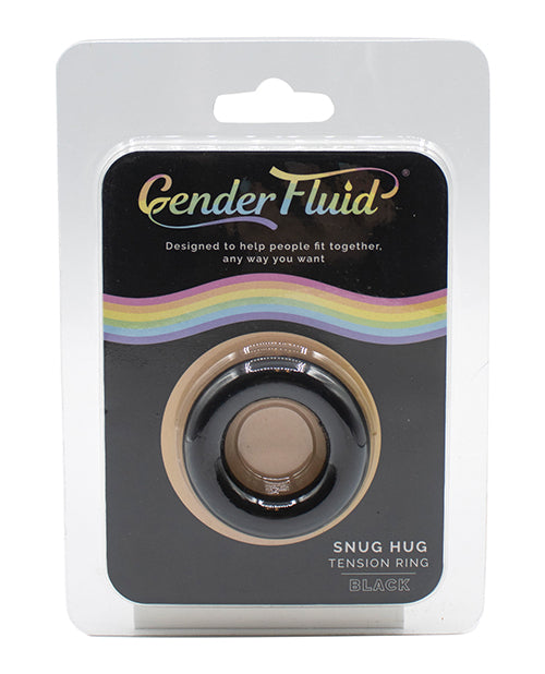 Anillo de tensión Gender Fluid Snug Hug - Negro