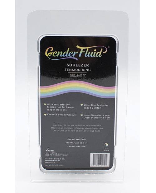Anneau de tension Gender Fluid Squeezer - Noir