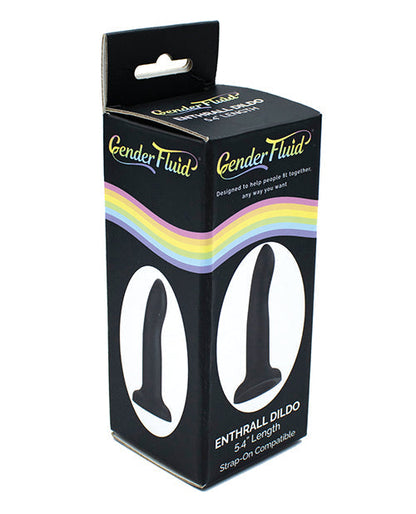 Arnés dildo de 5.4" "Enthrall" para género fluido - Negro