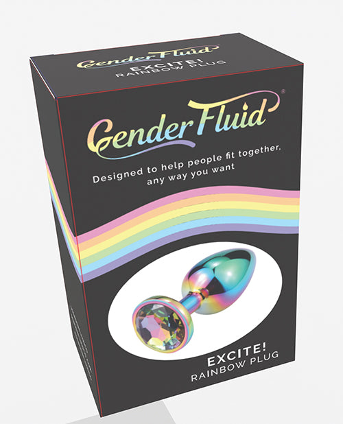 Excitador fluido de género. Enchufe - Arcoíris