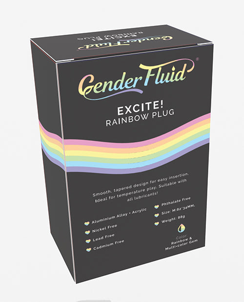 Genre fluide excite ! Plug – Arc-en-ciel