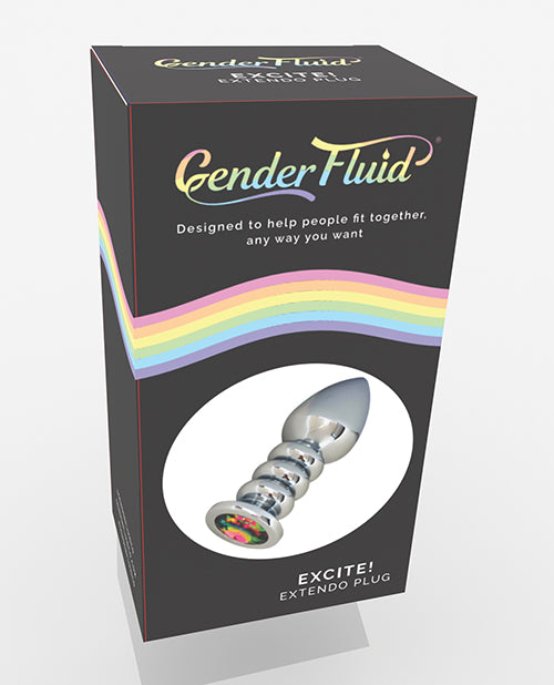 Excitateur unisexe ! Rallonge Plug - Argent