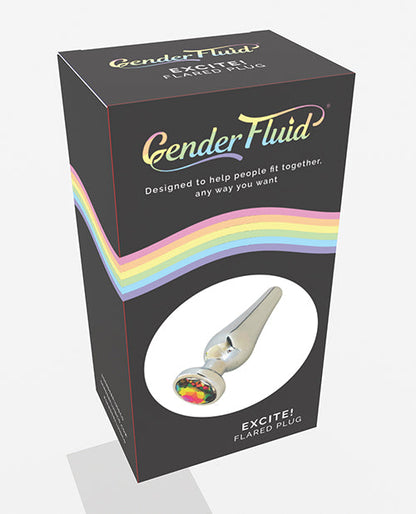 Genre fluide Excite! Plug évasé - Argent