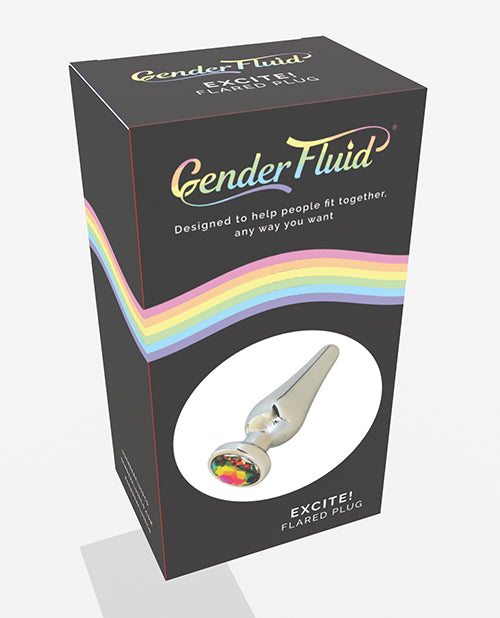 Genre fluide Excite! Plug évasé - Argent