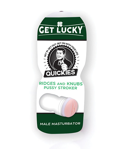 Get Lucky Quickies Rainures et Noeuds Masturbateur Vaginal
