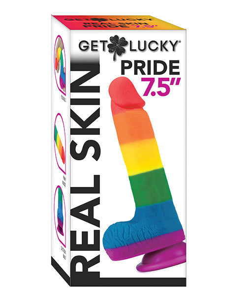 Get Lucky 7.5" Série Peau Réelle Fierté - Arc-en-ciel