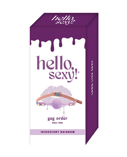 Salut Beauté ! Gag Order - Arc-en-ciel irisé