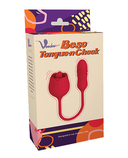 Voodoo Beso Lengua en la Mejilla - Rojo