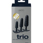 VeDO Trio Ensemble de Plugs Anaux - Noir