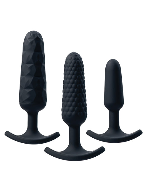 VeDO Trio Ensemble de Plugs Anaux - Noir