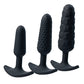 VeDO Trio Ensemble de Plugs Anaux - Noir