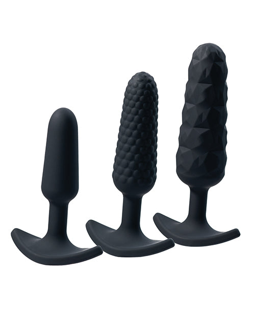 VeDO Trio Ensemble de Plugs Anaux - Noir