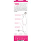 Vibrador de conejo VeDO Hopper | Minivibrador recargable con forma de conejo | Rosa con 10 funciones | El mejor vibrador para mujeres