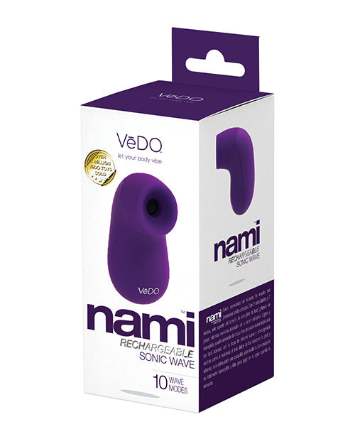 VeDO Nami Vibrador Sónico Recargable - Púrpura Intenso