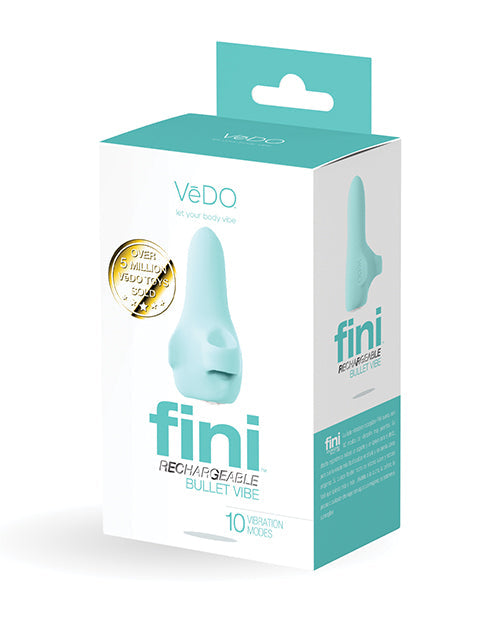 Vibrador Bala Recargable VeDO Fini - Turquesa