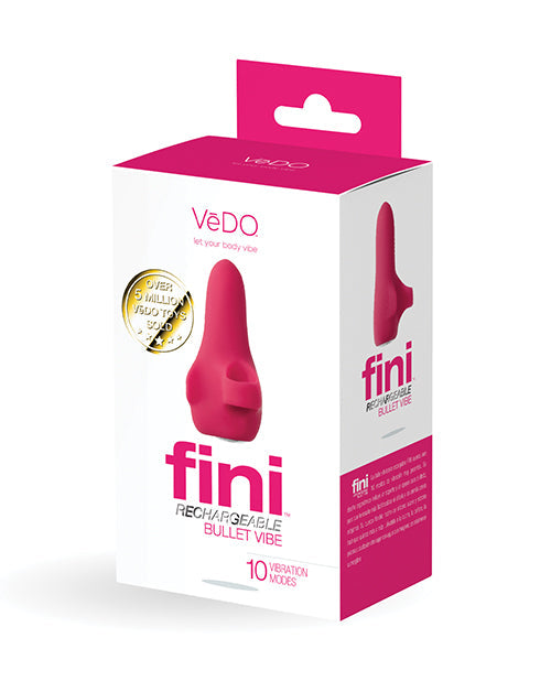 Vibrador recargable VeDO Fini Bullet - Rosa