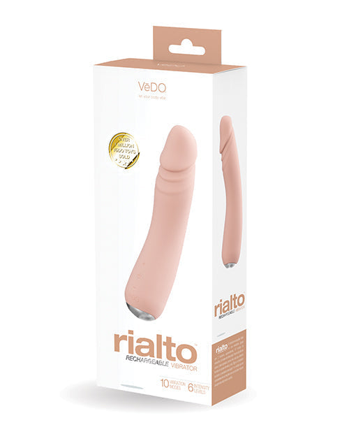 Vibrador recargable VeDO Rialto - Vainilla