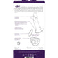 VeDO Diki Dildo vibrador recargable con arnés - Morado oscuro