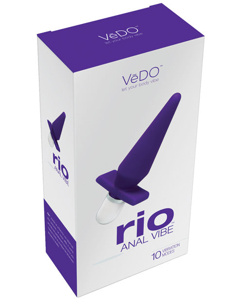 VeDO Rio Vibrador Anal - Into You Indigo