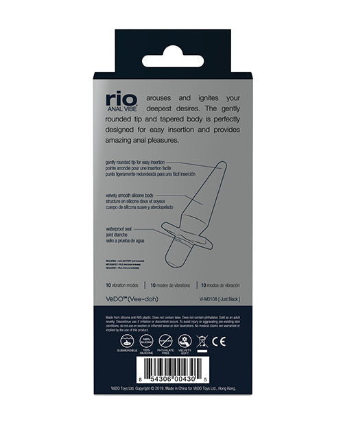 VeDO Rio Vibe Anal - Negro