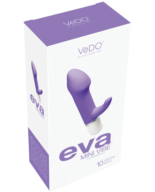 Vibrador VeDO Eva Rabbit | Vibrador Orgasmic Orchid para Punto G | Vibrador de Clítoris con Cabeza Curva | Mejor Vibrador para Mujeres