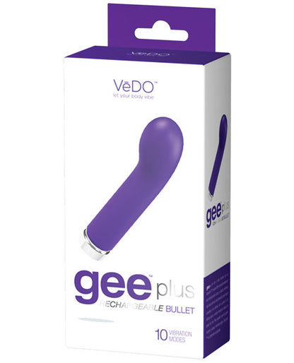 Vibrador Punto G VeDO Gee Plus | Vibrador Bala Recargable 10x | Into You Indigo Impermeable | El Mejor Vibrador a la Venta