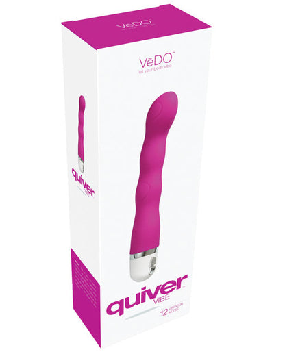 Mini vibrador VeDO Quiver - Caliente en la cama (rosa)