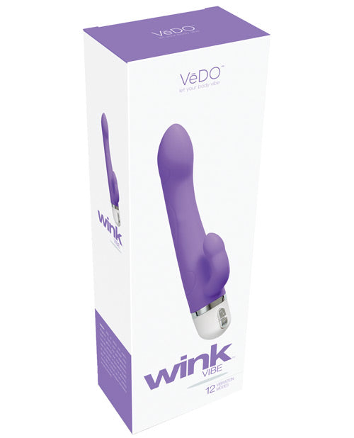VeDO Wink Conejo Vibrador | Vibrador de punto G Orgasmic Orchid | Vibrador de clítoris de 2 motores | Mejor vibrador para mujeres
