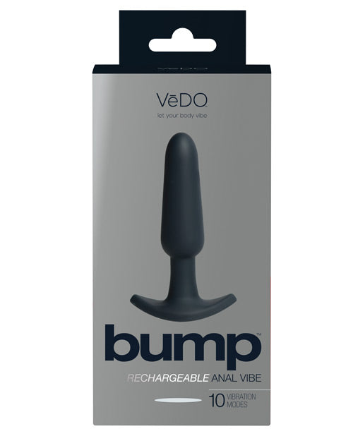 Vibromasseur anal rechargeable VeDO Bump - Just Black