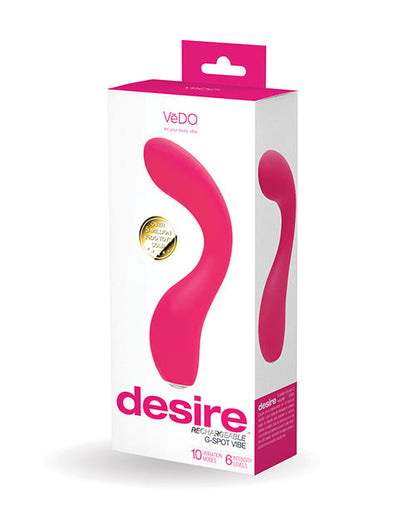 VeDo Desire Vibrateur Rechargeable Point G - Rose