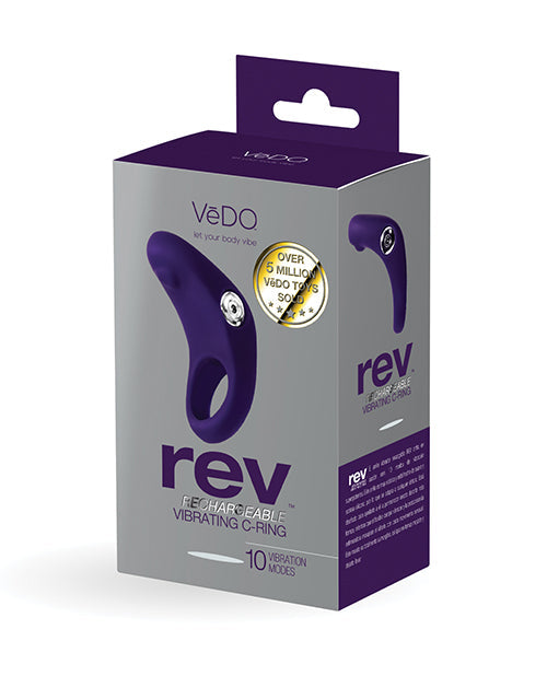 Anillo de gallo recargable VeDO Rev - Morado
