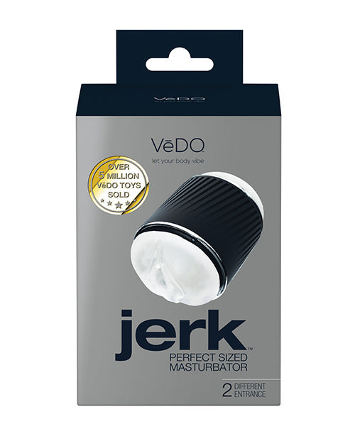 VeDO Gaine de masturbation « Jerk » – Noir/Transparent