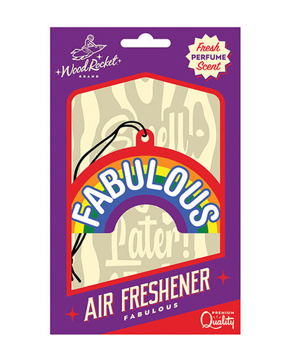 Désodorisant en bois Wood Rocket Fabulous - Parfum