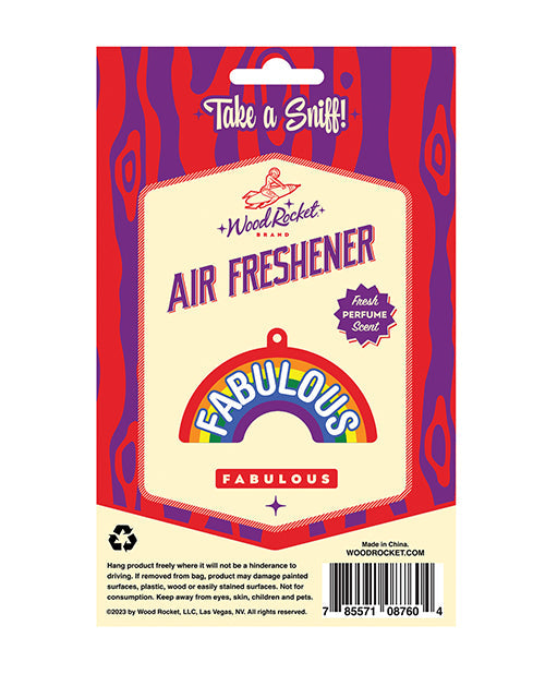 Désodorisant en bois Wood Rocket Fabulous - Parfum