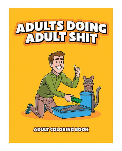 Livre de Coloriage Wood Rocket pour Adultes faisant des Choses d'Adultes