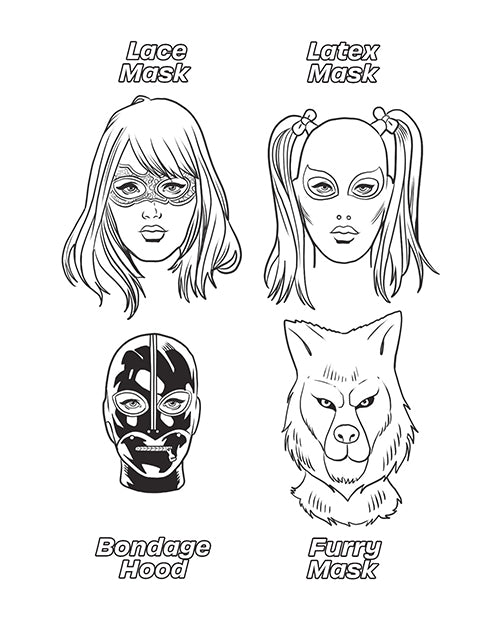 Livre de coloriage pour adultes amusant : Fétiches Rocket en bois