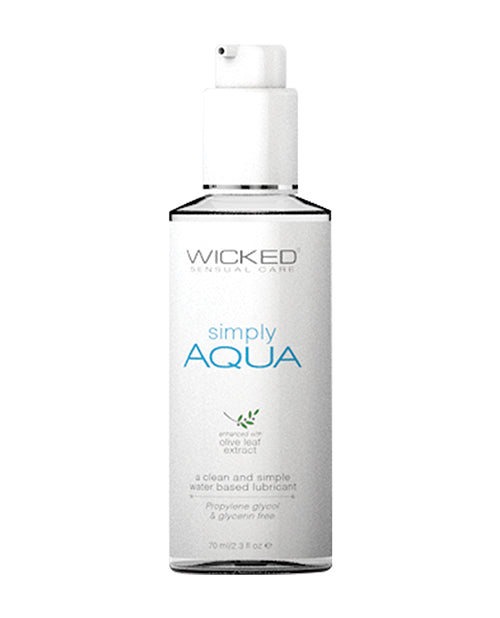 Lubrifiant à base d'eau Wicked Sensual Care Simply Aqua - 65 g