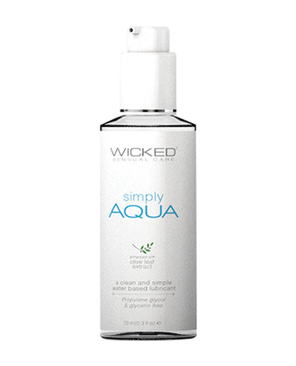 Lubrifiant à base d'eau Wicked Sensual Care Simply Aqua - 65 g