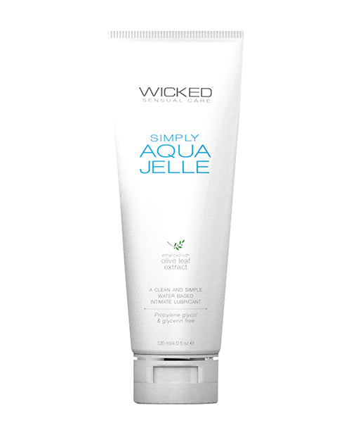 Lubrifiant à base d'eau Wicked Sensual Care Simply Aqua Jelle - 118 ml