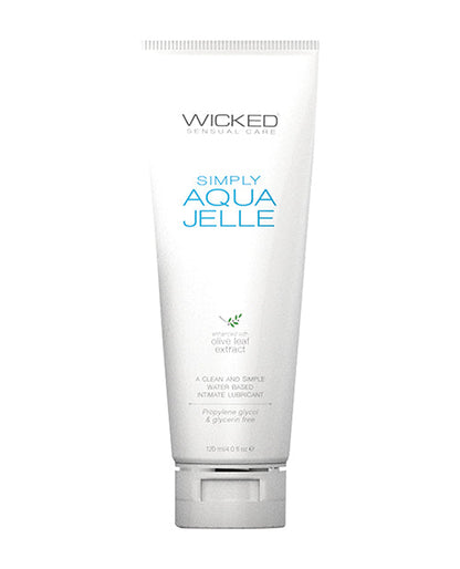 Lubrifiant à base d'eau Wicked Sensual Care Simply Aqua Jelle - 118 ml
