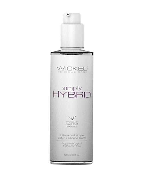 Lubricante híbrido Wicked Sensual Care Simply - 4 oz
