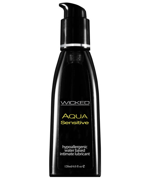 Lubrifiant hypoallergénique à base d'eau Wicked Sensual Care Aqua Sensitive – 120 ml sans parfum