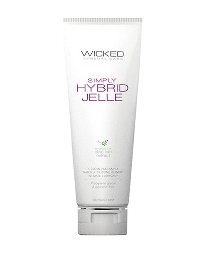 Wicked Sensual Care Simply Hybrid Jelle Lubricante - 4 oz