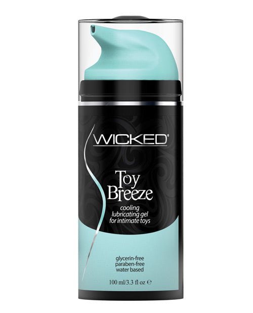 Lubrifiant rafraîchissant à base d'eau Wicked Sensual Care Toy Breeze - 3,3 oz
