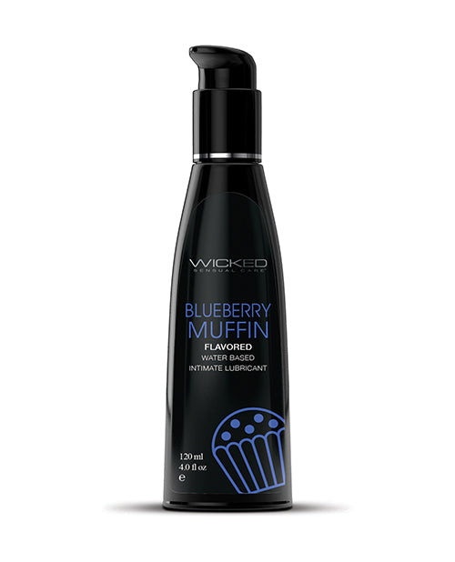 Wicked Sensual Care Lubricante a base de agua - 4 oz Sabor panecillo de arándanos