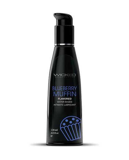 Wicked Sensual Care Lubricante a base de agua - 4 oz Sabor panecillo de arándanos